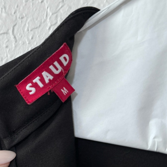 STAUD - Kirsten Womens Beaded Mini Mini Dress Women’s Med - Picture 4 of 8